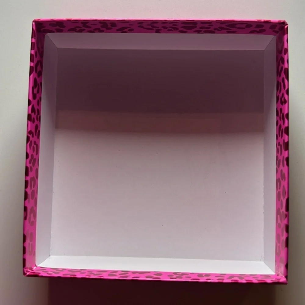 BETSEY JOHNSON GIFT BOX, pink fit Earrings or small objects EMPTY BOX